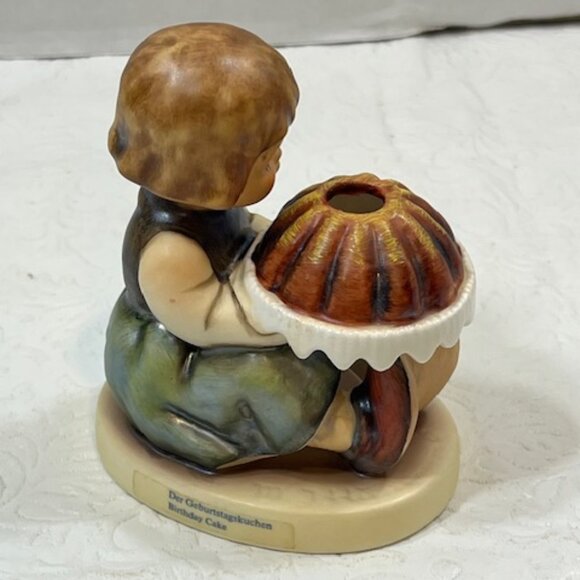 Vintage Goebel Hummel Porcelain Girl Birthday Cake Figurine #338 - Picture 6 of 15